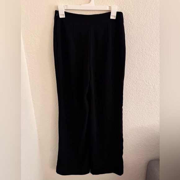 Zara Black Wide Leg Pants - Picture 4 of 8